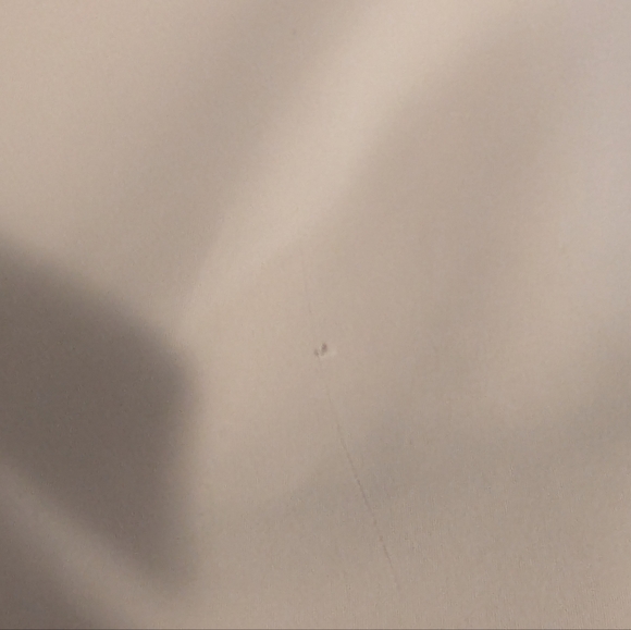 Frank Lyman Design Light Pink Tie-Front Crop Top. Dolman Sleeves. Shiny Material - Picture 10 of 11